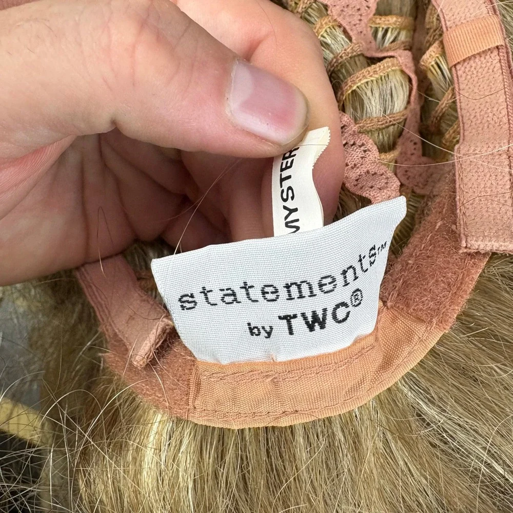 Statements by TWC Mystery Sweet Blonde‎ Curly Wig Modacrylic Fiber Average Size